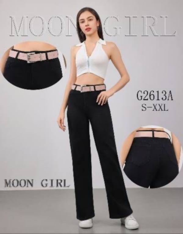 Spodnie damskie jeans Roz S-2XL, 1 Kolor .Paczka 10 szt